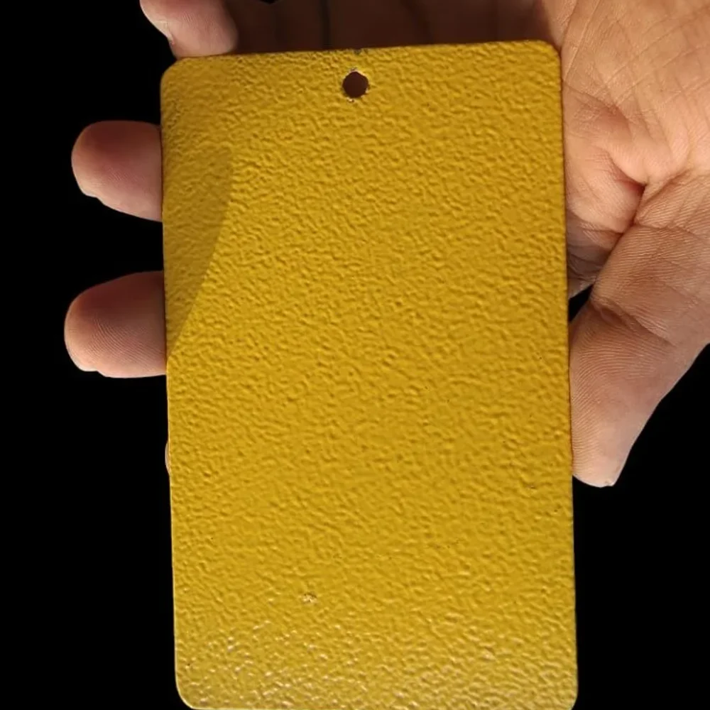 Durolac Yellow Texture Epoxy Polyester Hybrid Powder Coating - Chemicals & Raw Materials by Durolac Paints Inc.