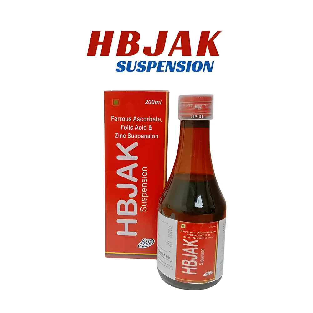 Ferrous Ascorbate Folic Acid Zinc Suspension - Healthcare & Medical by Jakstar Pharma
