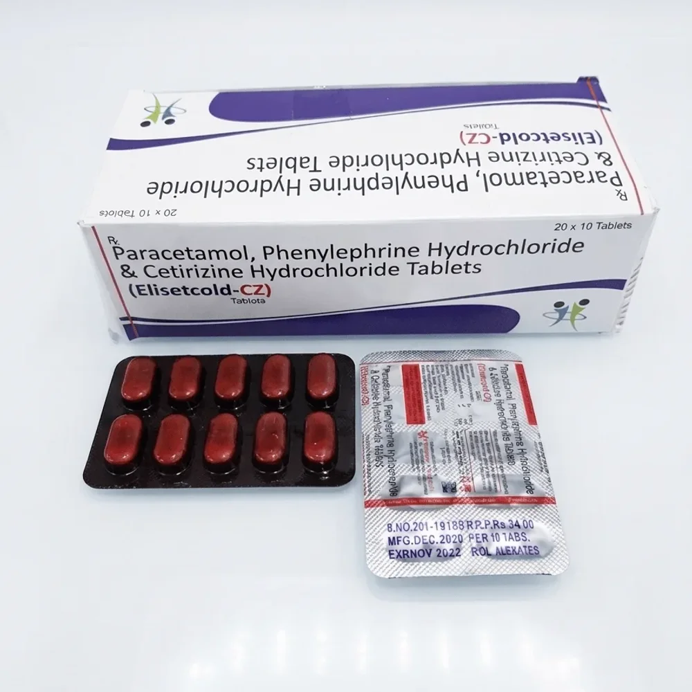 Paracetamol Phenylephrine Cetirizine Tablets - Healthcare & Medical by Healthserch Pharma LLP