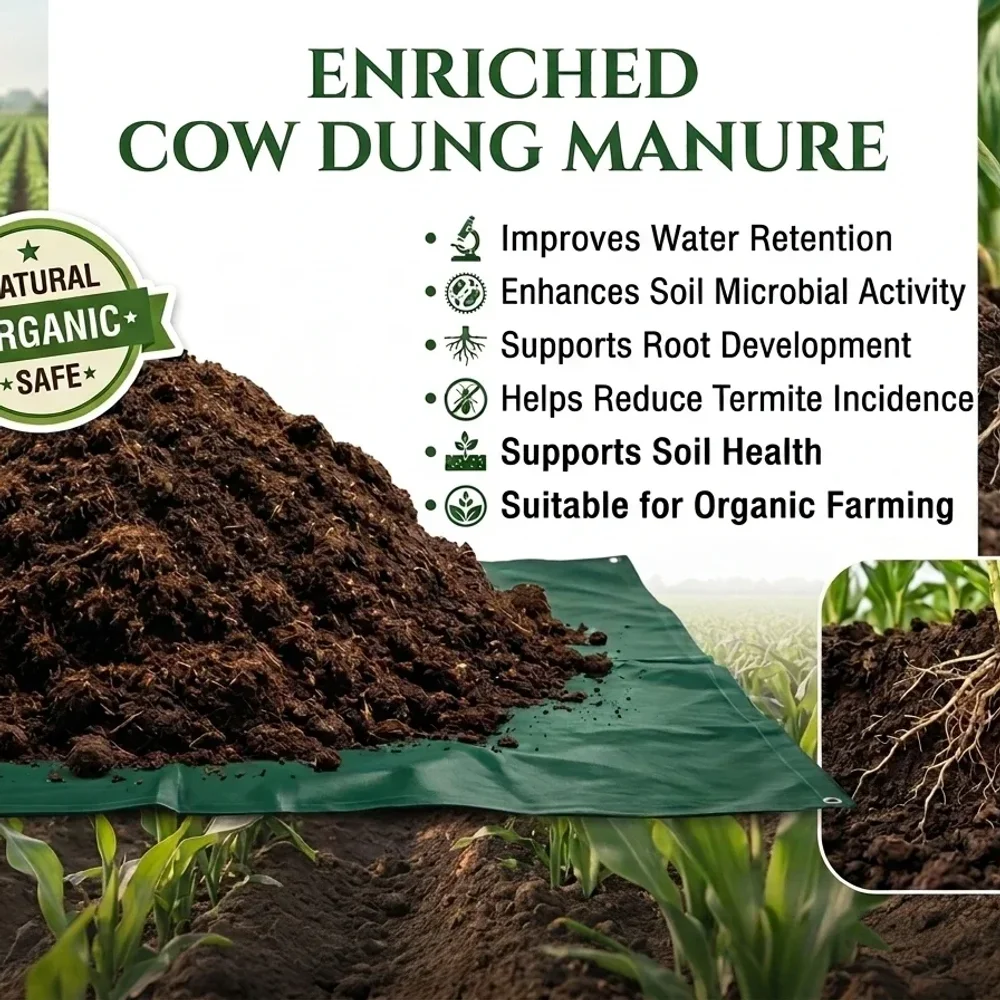 Enriched Cow Dung Manure - Food & Agriculture by Madhuri Enterprises