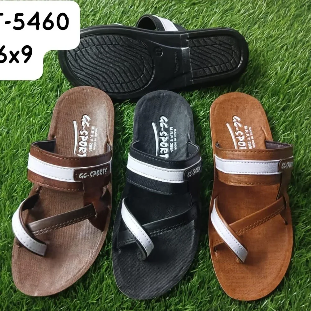 Gents Pu Slippers - Footwear, Bags & Leather Goods by Genzis Footwear