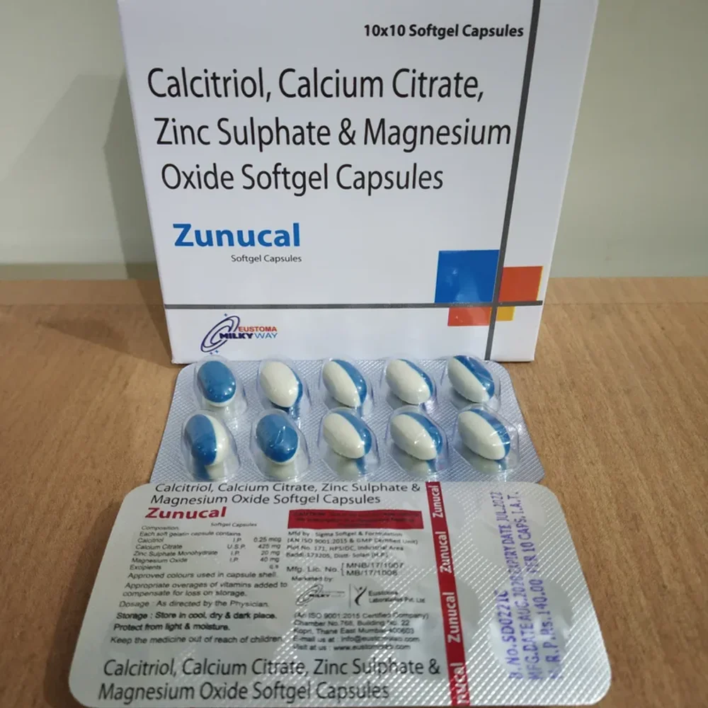 Zunucal Softgel Capsule - Healthcare & Medical by Eustoma Laboratories Pvt. Ltd.