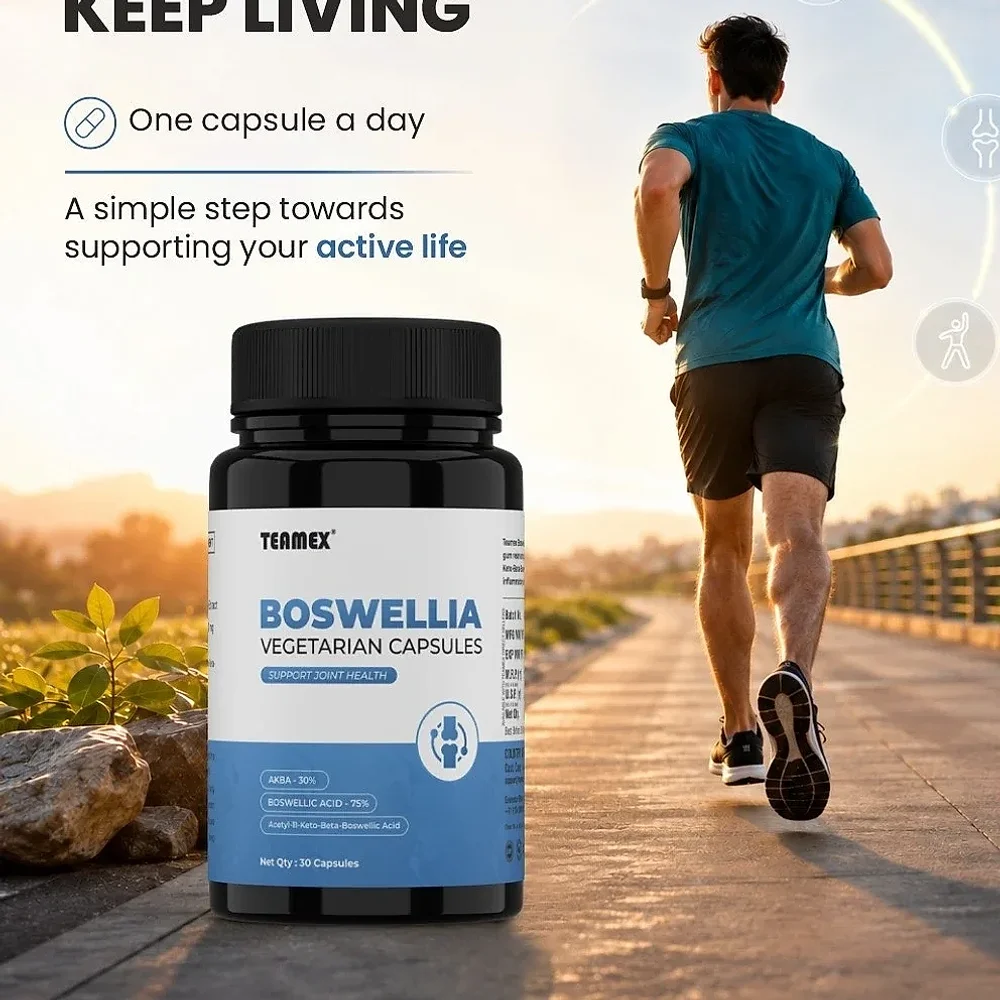 Vegetarian Boswellia Capsules for Joint Pain Relief - Healthcare & Medical by Teamex
