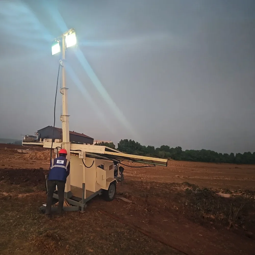RAMASIS 3 Kw Telescopic Mobile Solar Tower Light - Electronics & Electrical by Ramasis Energy Ltd.