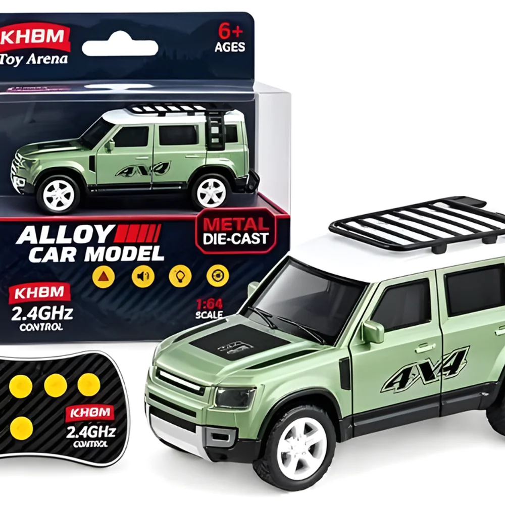 Toy Arena Mini Rc Alloy Die-Cast Suv Car 1:64 Scale (Green) - Sports, Toys & Games by Unique Enterprises