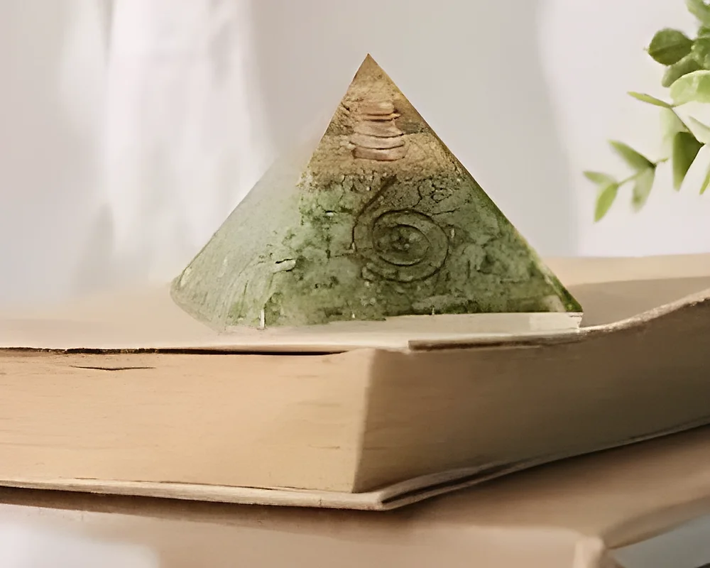 Green Aventurine Pyramid Stone - Gems & Jewelry by Sarah Agate