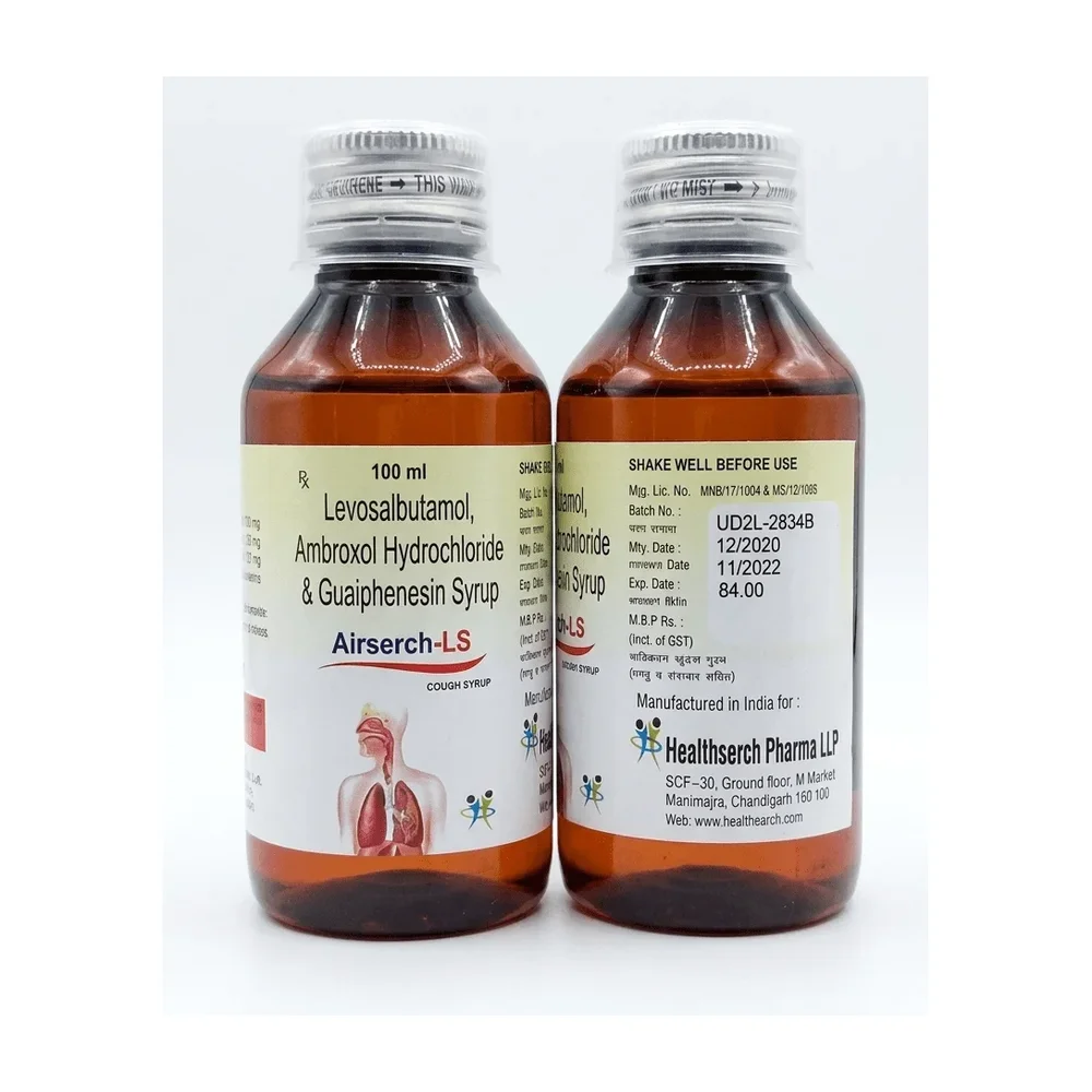 Levosalbutamol Ambroxol Syrup 100ml - Healthcare & Medical by Healthserch Pharma LLP