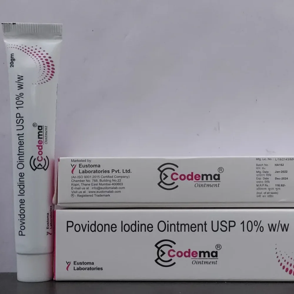 Povidone Iodine Ointment - Healthcare & Medical by Eustoma Laboratories Pvt. Ltd.