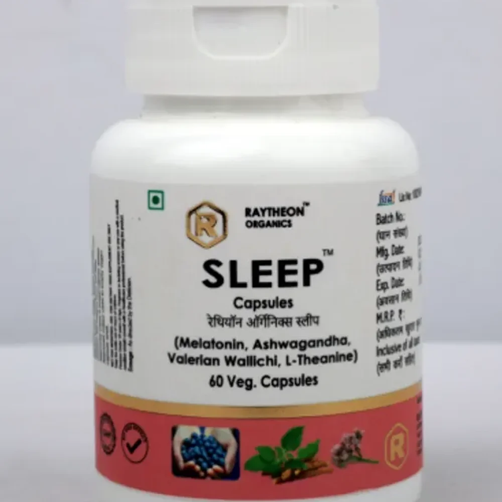 Raytheon Organics Natural Sleep Support Capsules - Healthcare & Medical by Raytheon Organics