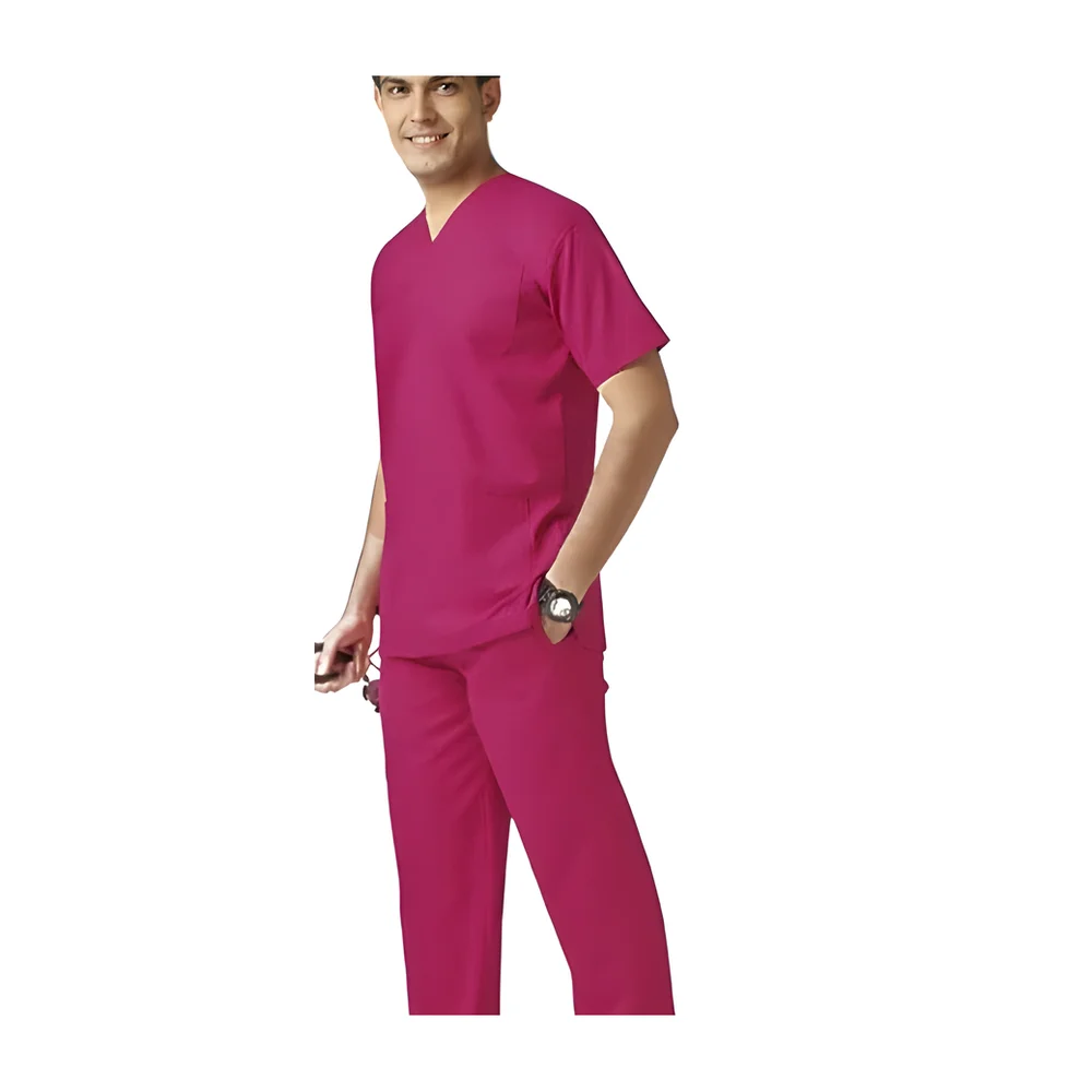 Kifzi Antimicrobial 5 Pocket Men's Spandex Scrub Suit - Textiles & Apparel by Accurate Surgicals