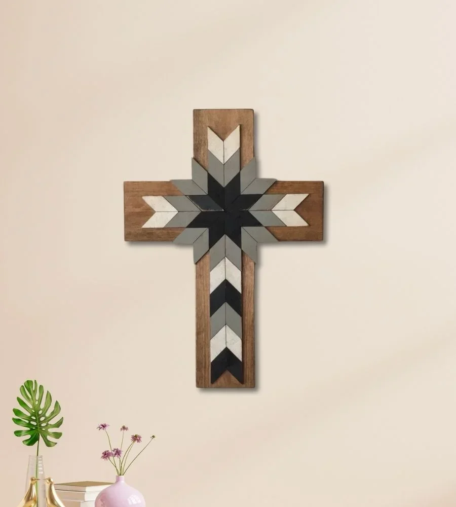 Inlaid Wooden Christmas Wall Decor - Handicrafts & Gifts by Razvi Exports