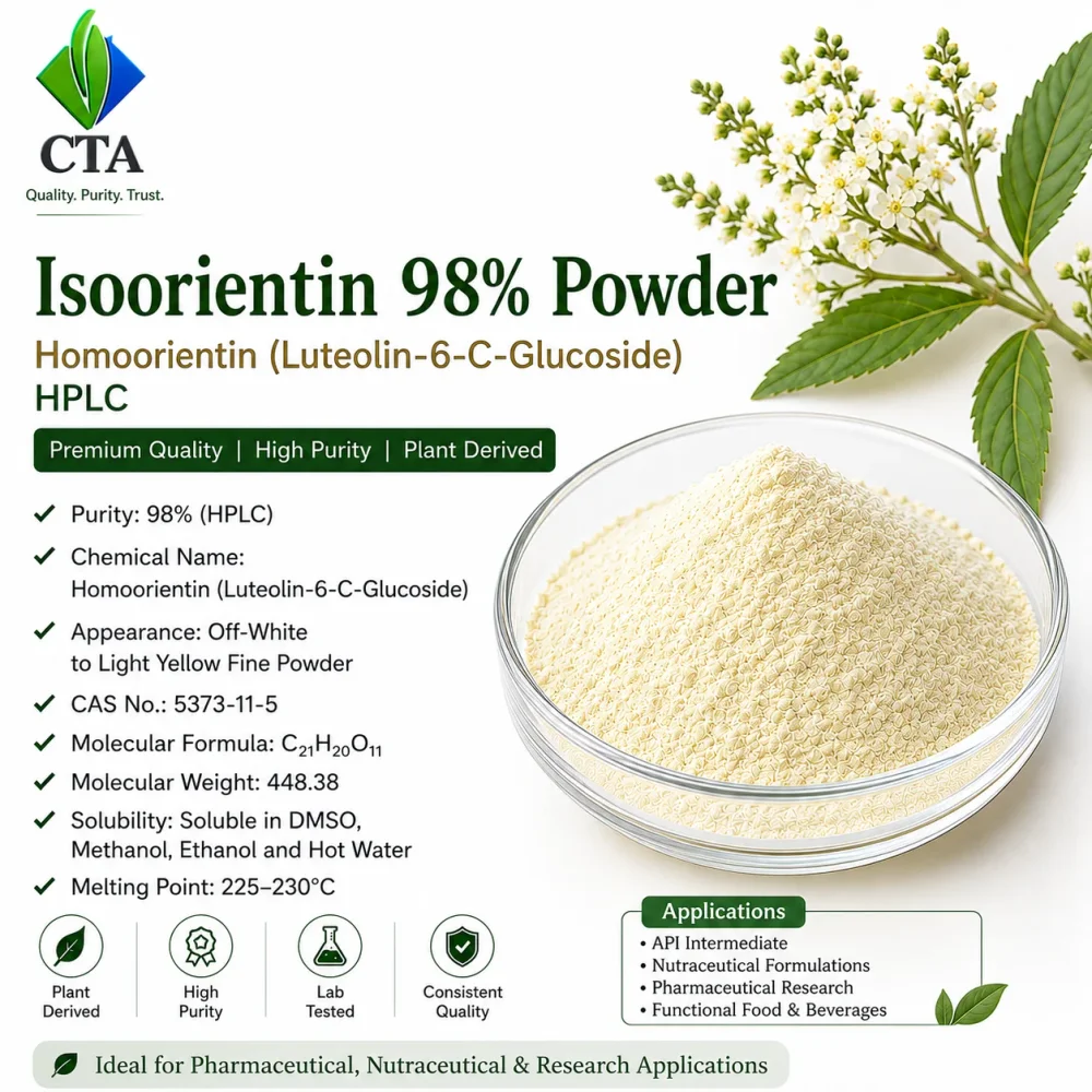 Homoorientin (Luteolin-6-C-Glucoside) 98% Powder - Chemicals & Raw Materials by Central Trade Agency Pvt. Ltd.