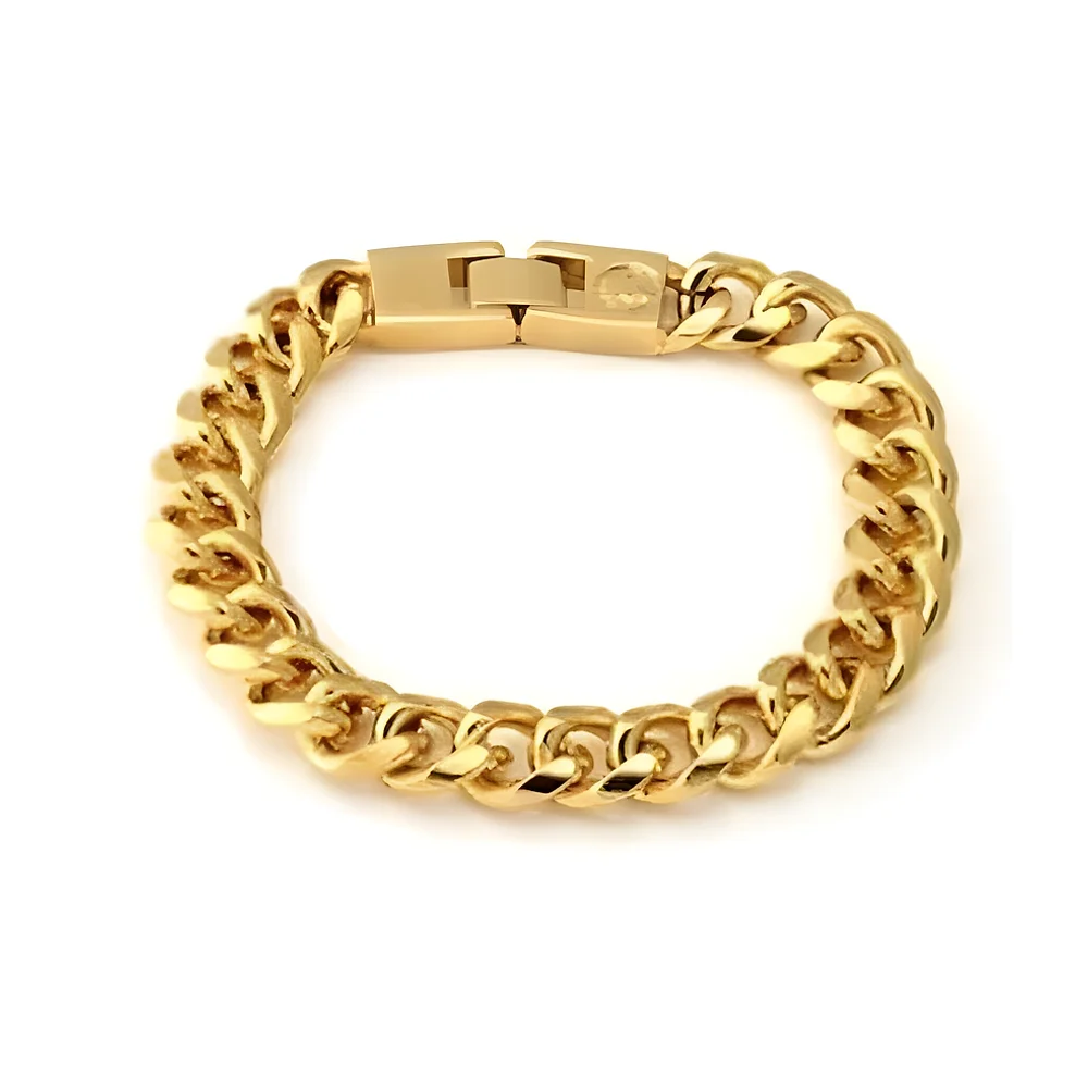 12Mm Cuban Link Bracelet - Gems & Jewelry by Jaya Jems Impex