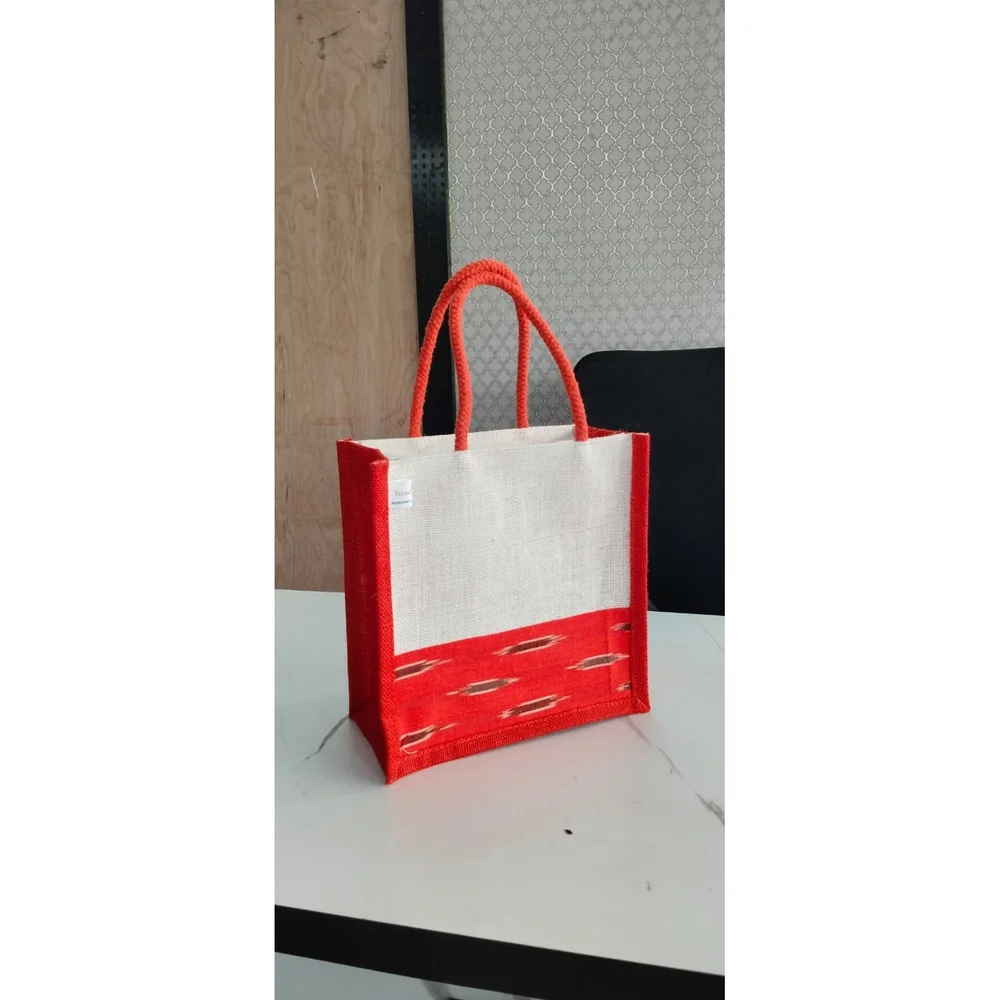 Jute Bags With Custom Logo Printing - Handicrafts & Gifts by Deepali Bags