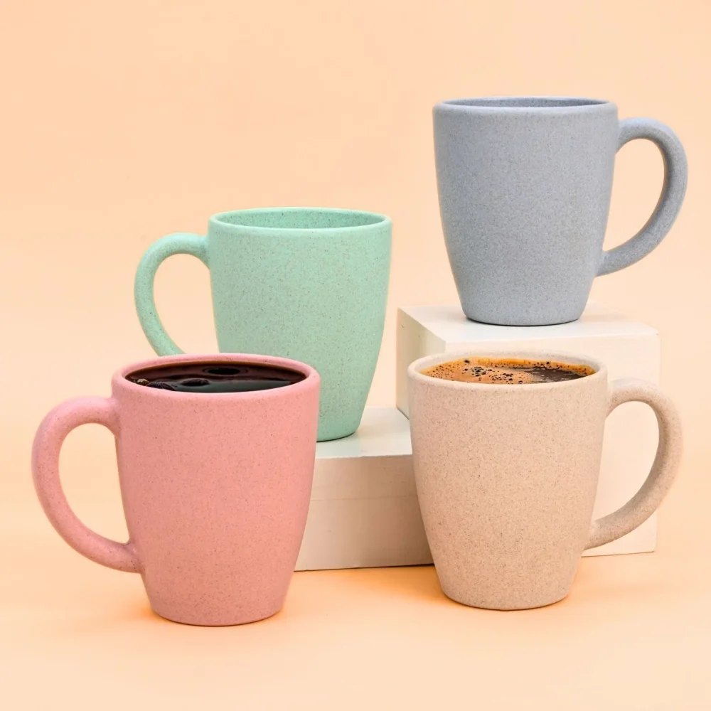 Rice Husk Coffee Seed Shell Bamboo Fibre Mug - Home & Kitchen by Monday and Co.