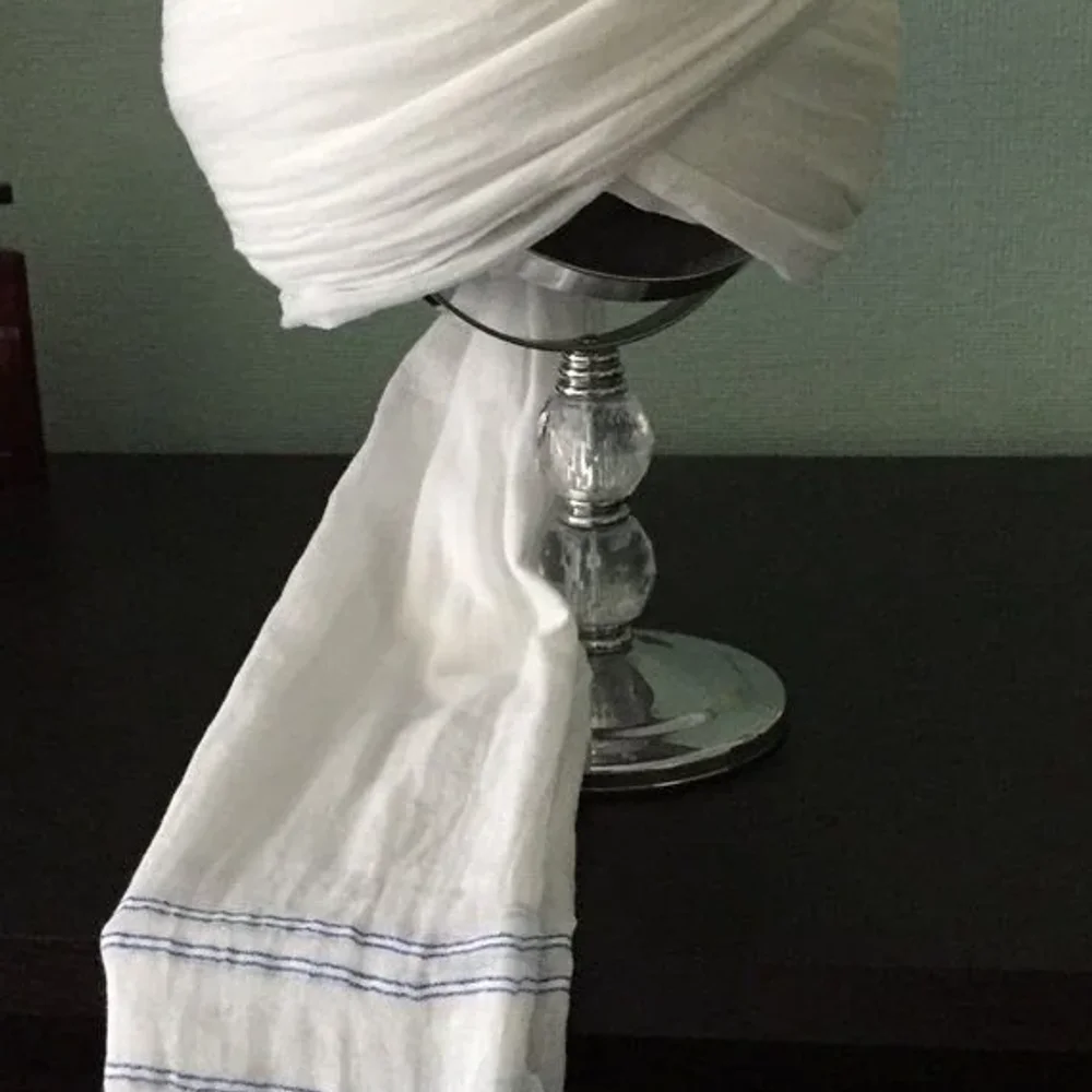 Hand-Wrapped Cotton Turban for Festive Occasions - Textiles & Apparel by G M Apparels