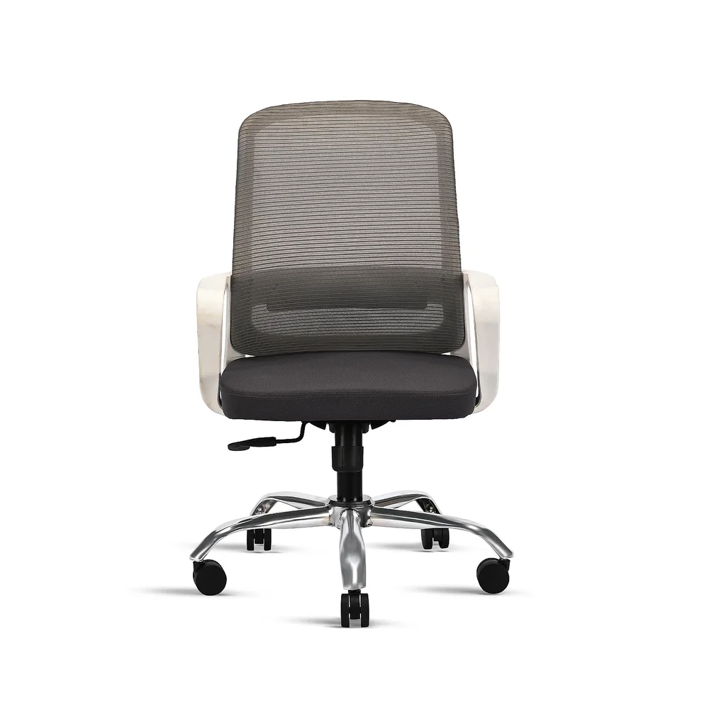 Rico Mid Back Grey Mesh Staff Revolving Office Chair - Furniture & Interiors by IAFA Furniture Pvt. Ltd.