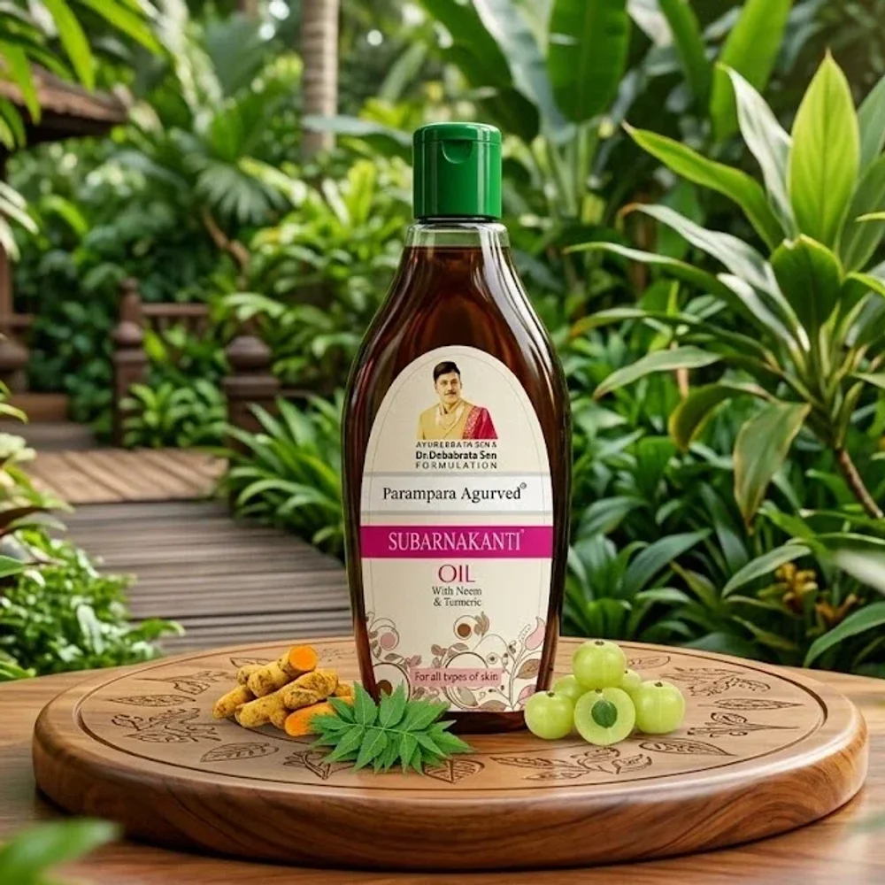 Parampara Ayurveda Suvarna Kanthi Oil - Healthcare & Medical by Minu Herbals