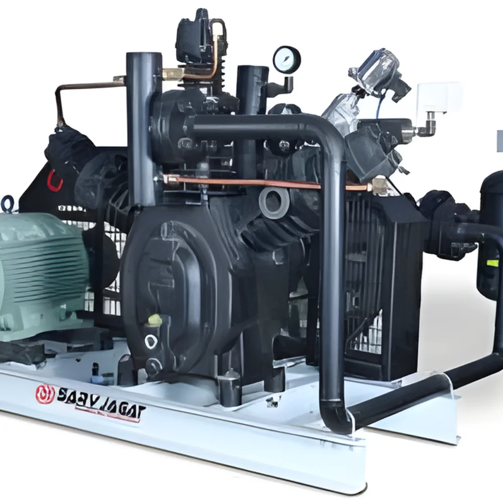40 HP Reciprocating Air Booster Compressor - Machinery & Equipment by Sarv Jagat Corp.
