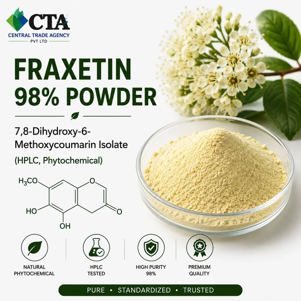 Fraxetin 98% Powder for API Intermediates - Chemicals & Raw Materials by Central Trade Agency Pvt. Ltd.
