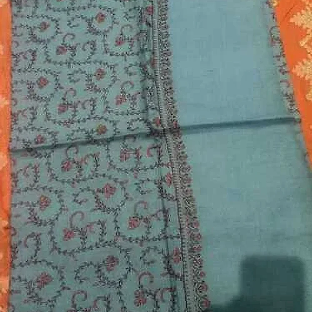 Embroidered Woolen Shawls for Women - Textiles & Apparel by Bhat Shawl Collection
