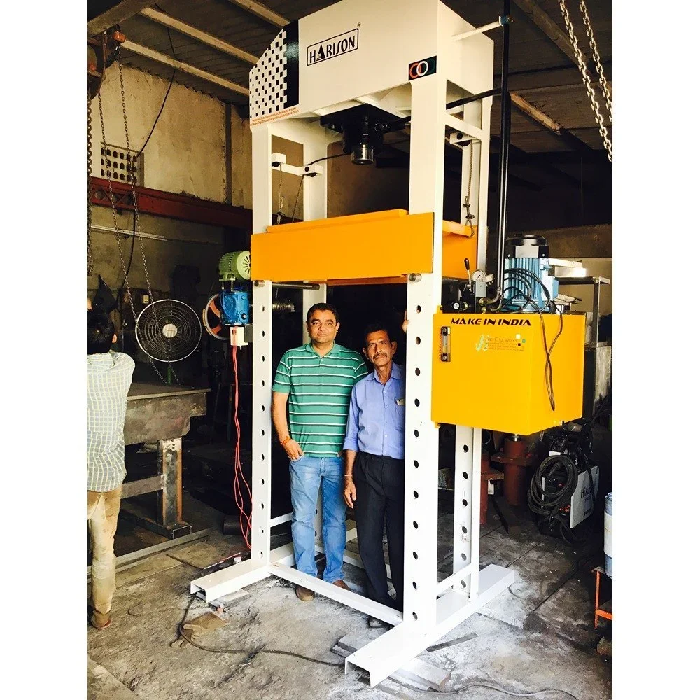 25 Ton Mild Steel H-Frame Hydraulic Press - Machinery & Equipment by Hari Engineering Works