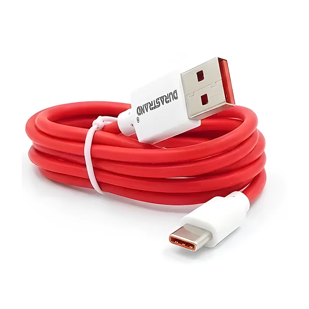 Durastrand 85W Super VOOC Type-A to Type-C Fast Charging Cable - Electronics & Electrical by Syncore Technologies