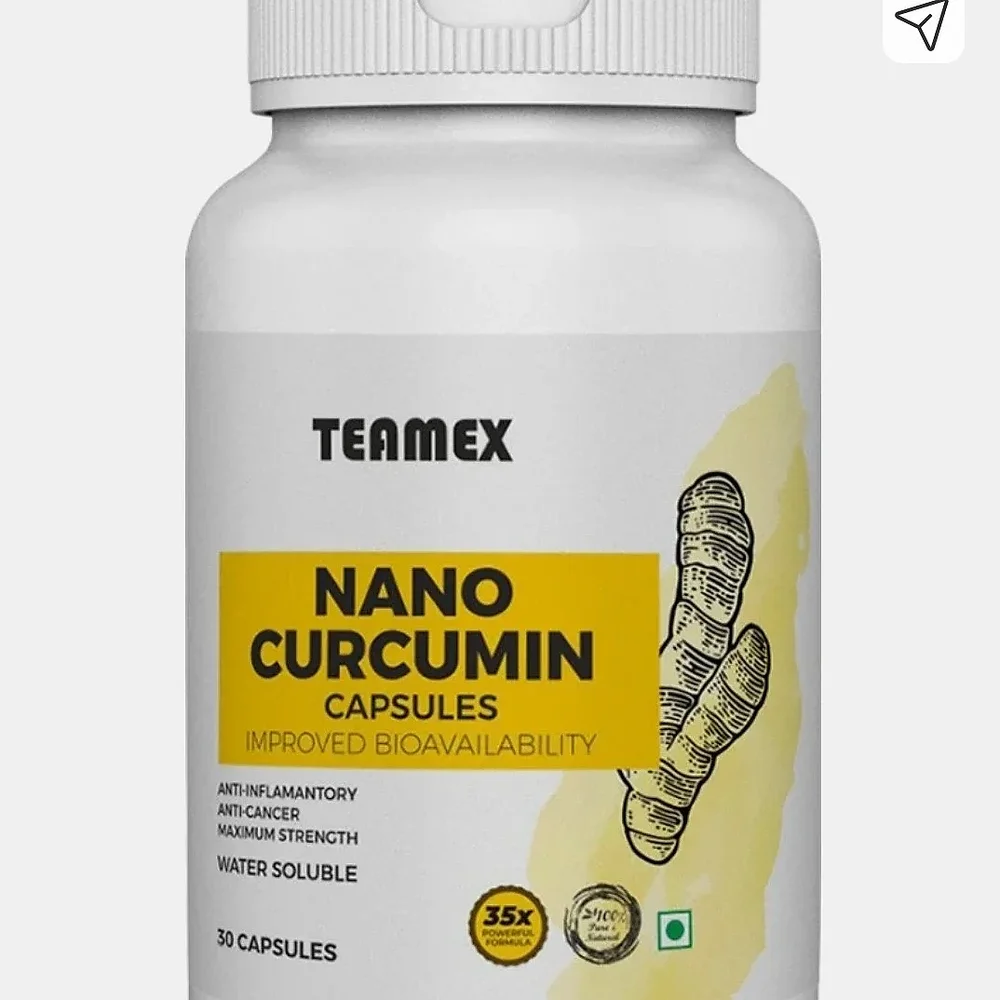 Nano Curcumin Herbal Supplement Capsules - Healthcare & Medical by Teamex