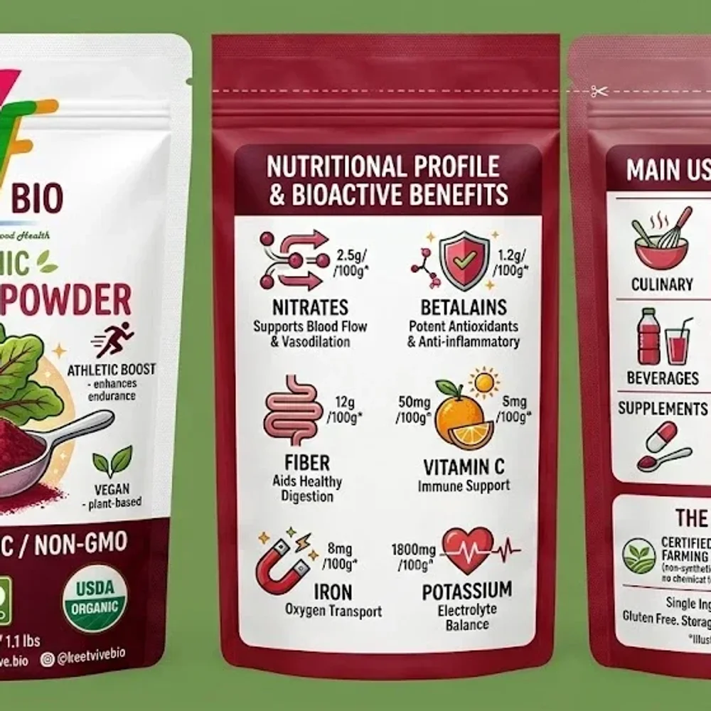 Organic Beetroot Powder - Food & Agriculture by Sree Nutritive Food Products