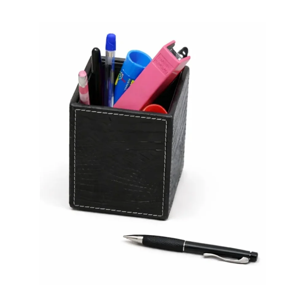 Traditional Pen Holder - Paper & Stationery by SB Leather & Home Furnishing LLP
