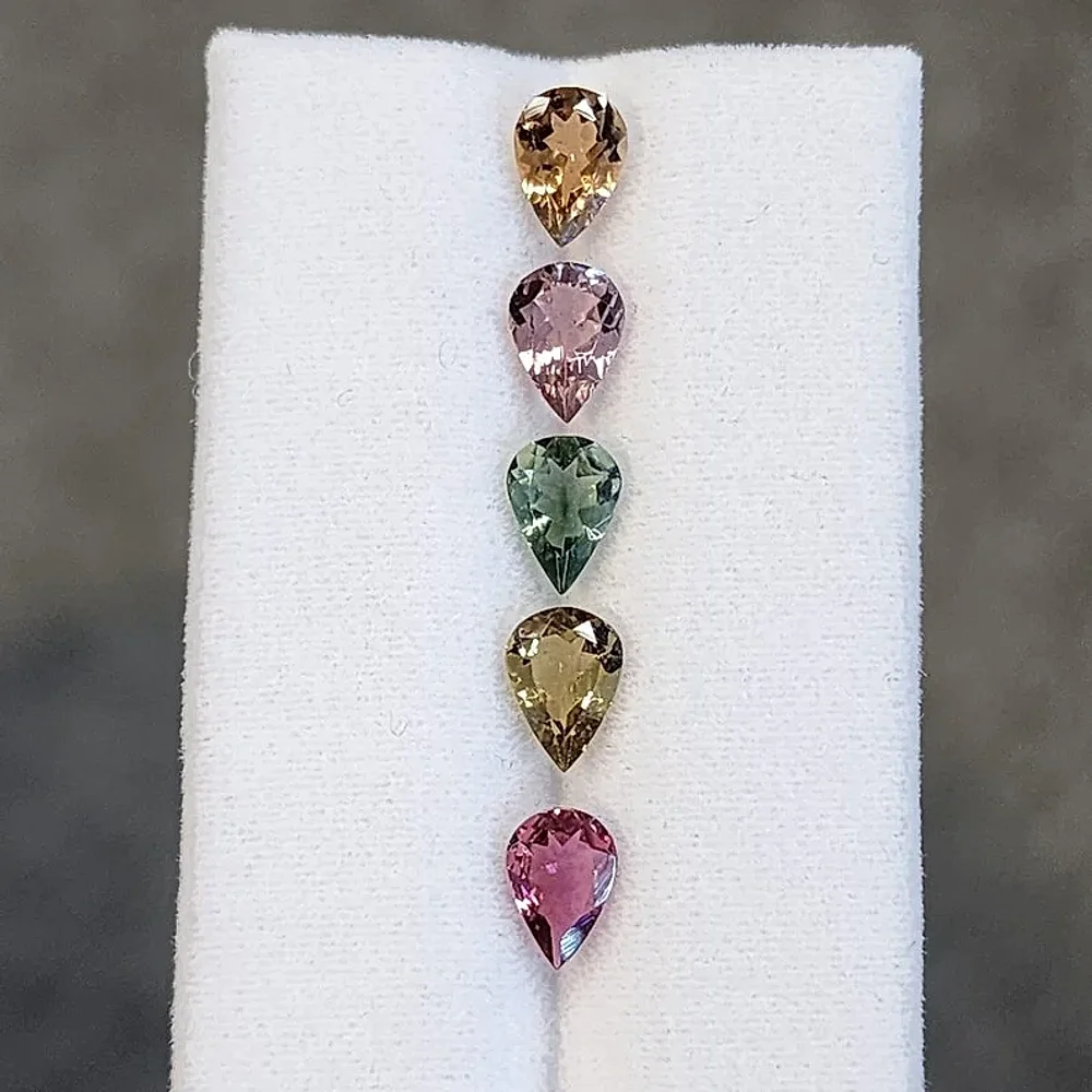 AAA Grade Natural Tourmaline Pear Cut Gemstone - Gems & Jewelry by Adnan Gems Art
