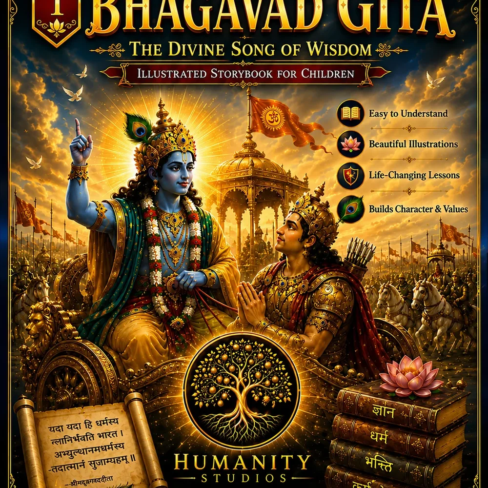 Bhagavad Gita for Kids Volume 1 Illustrated Book - Business & Professional Services by Humanity Studios