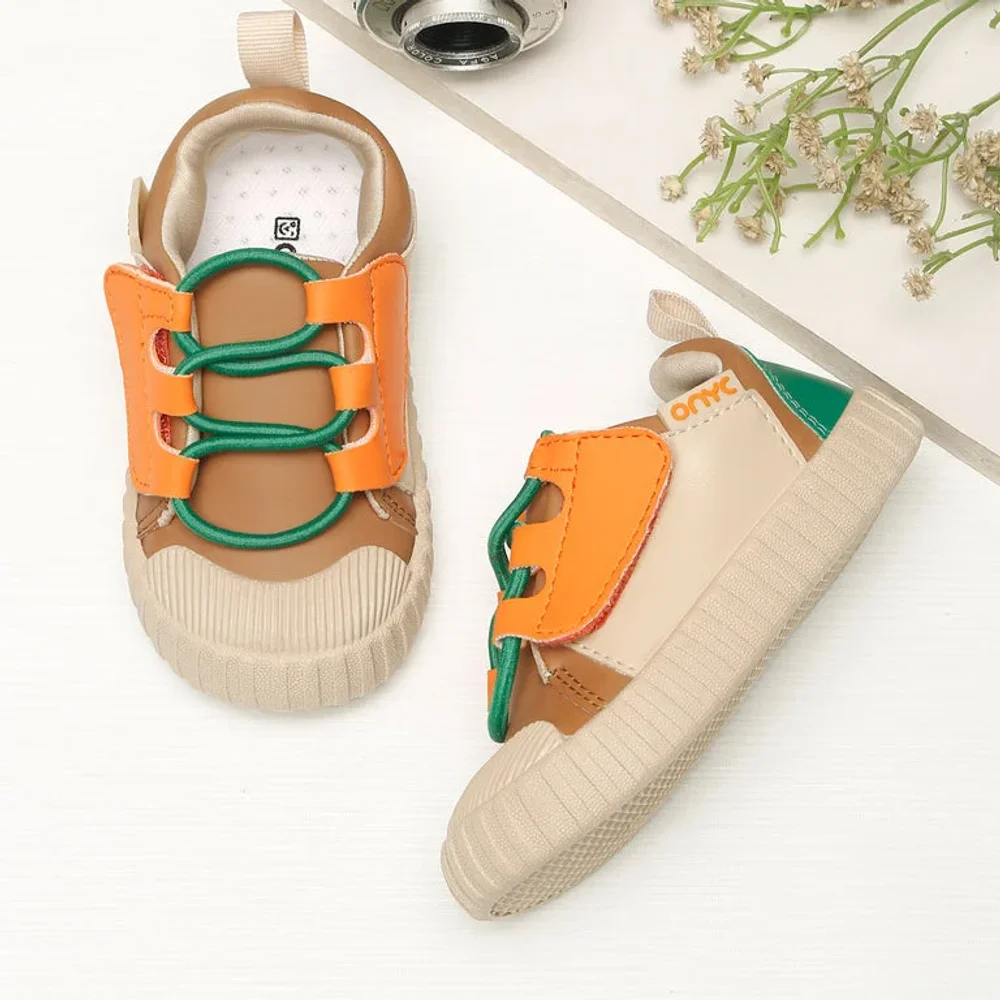 Poco Toddlers' Comfortable & Lightweight Lace-Free Sneakers - Brown (Unisex) - Footwear, Bags & Leather Goods by Parmar Brothers