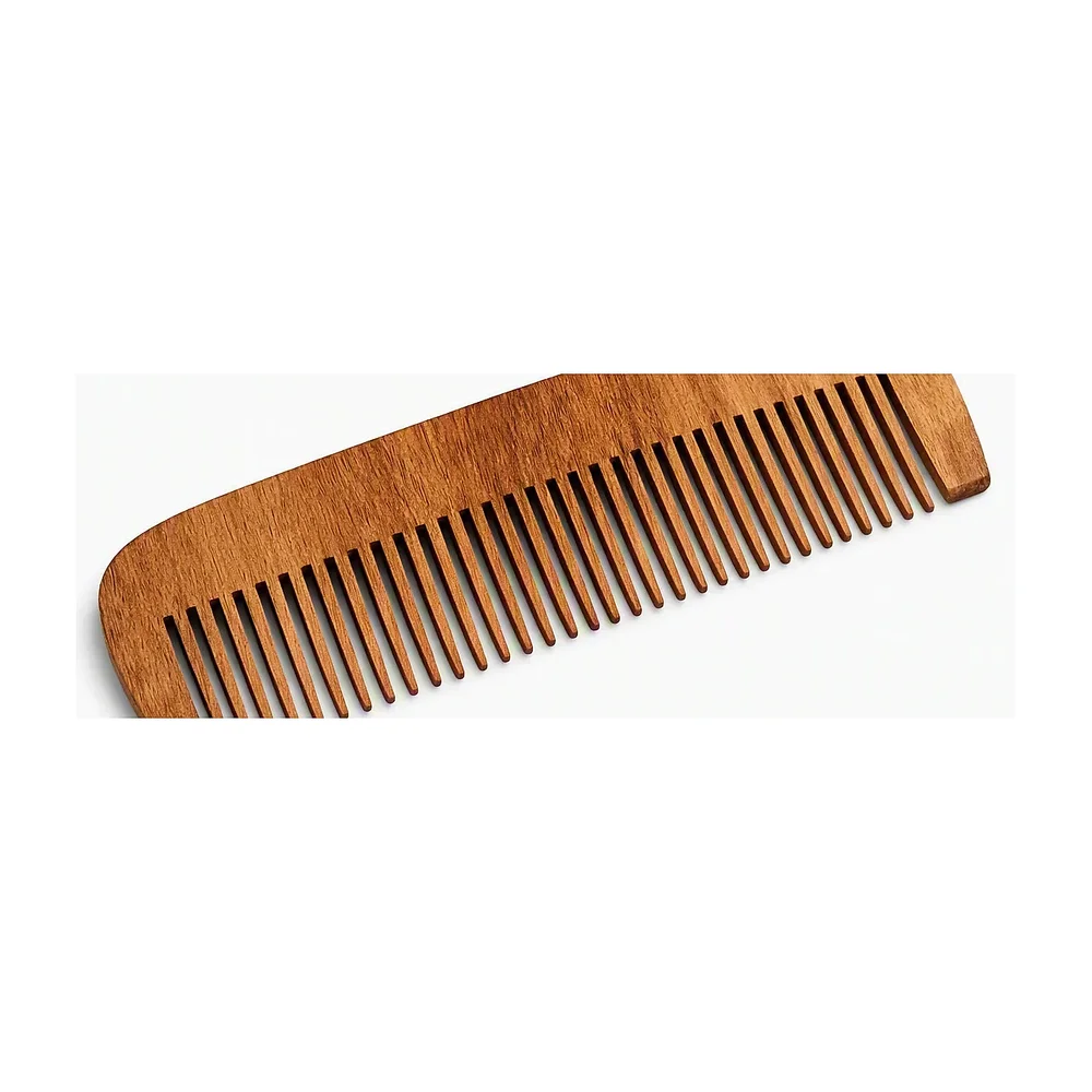 Neem Wood Rat Tail Comb - Beauty & Personal Care by Kkenterprise