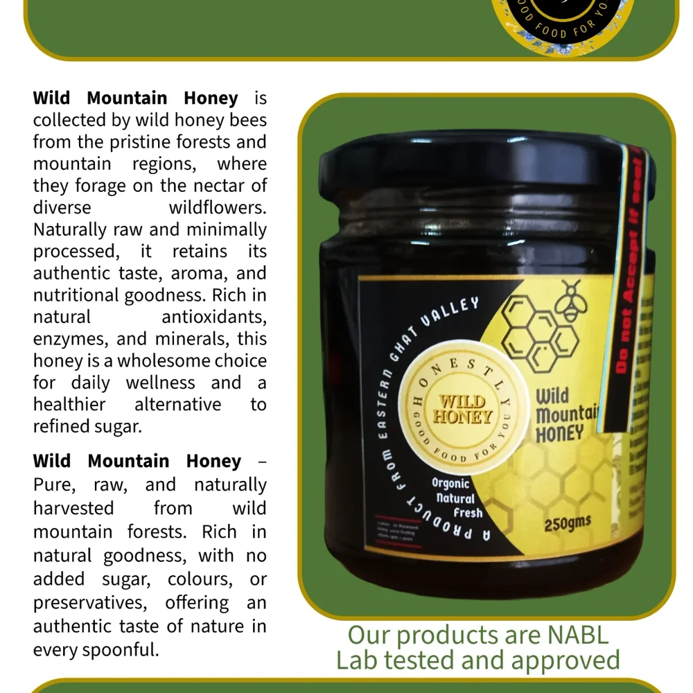 Bulk Wild Mountain Honey - Food & Agriculture by Tejoorgonics