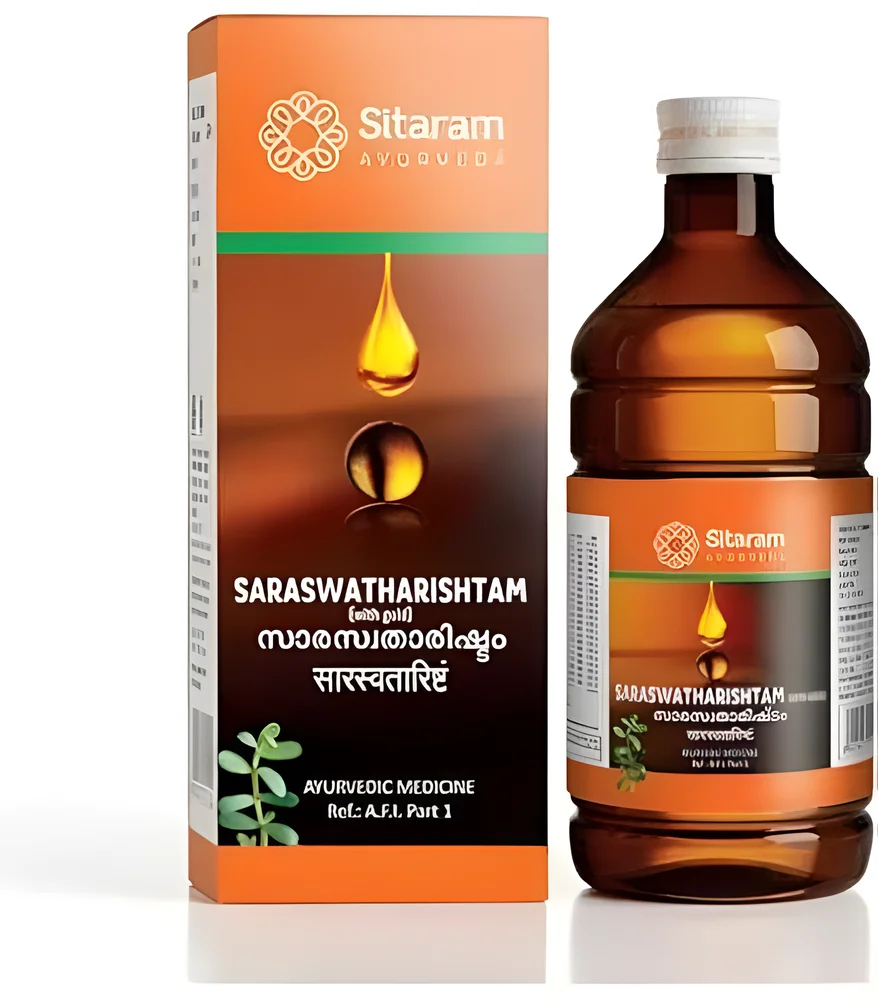 Sitaram Ayurveda Saraswatharishtam Classical Formulation - Healthcare & Medical by Triangle Agencies