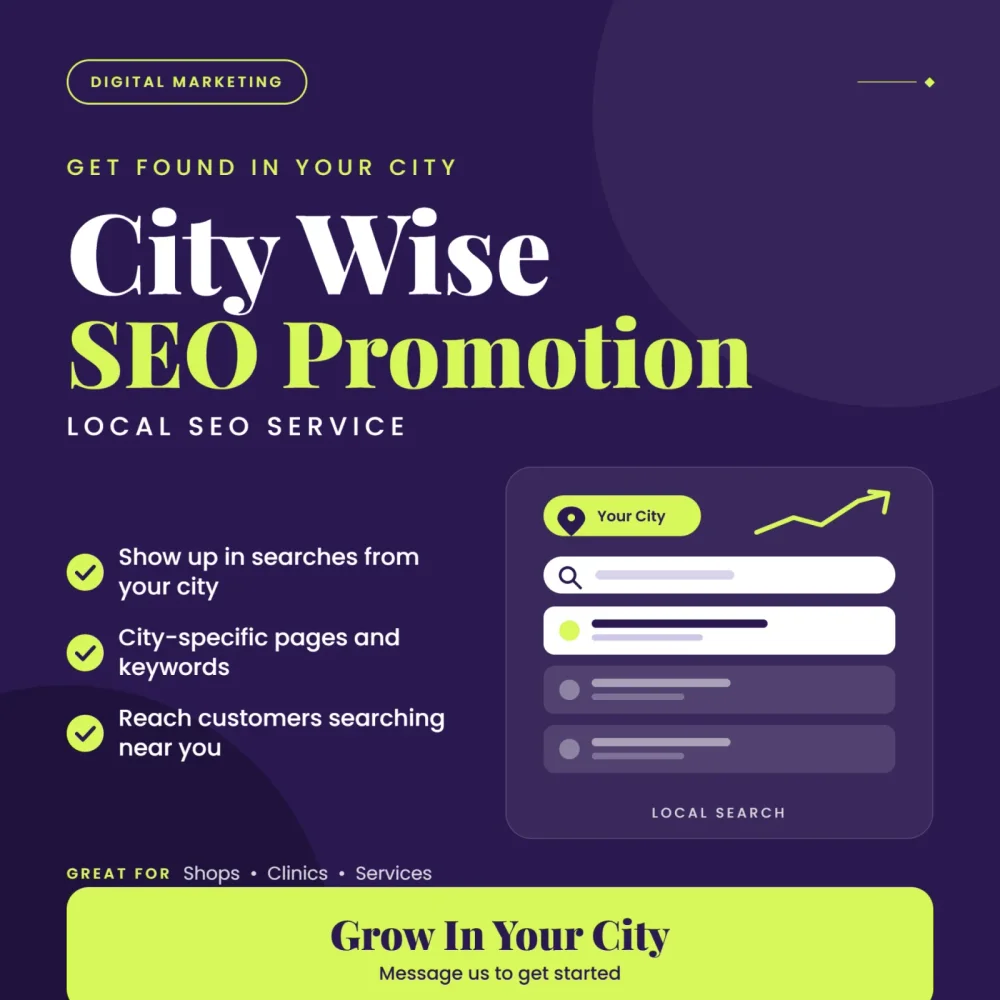 Local SEO Promotion Service - Business & Professional Services by Krishna Consultancy Services