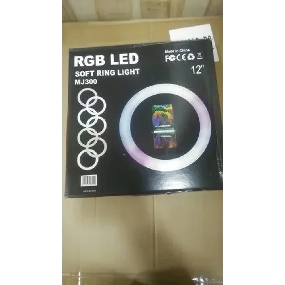 12 Inch RGB LED Ring Light with 6 Feet Tripod Stand - Electronics & Electrical by Aaradhya Nutrabites