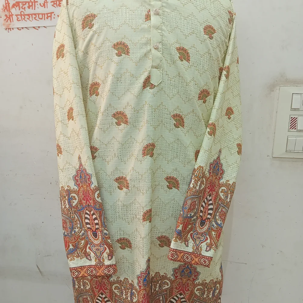Printed Rayon Cotton Kurta - Textiles & Apparel by M/S. Radhay Radhay Collection