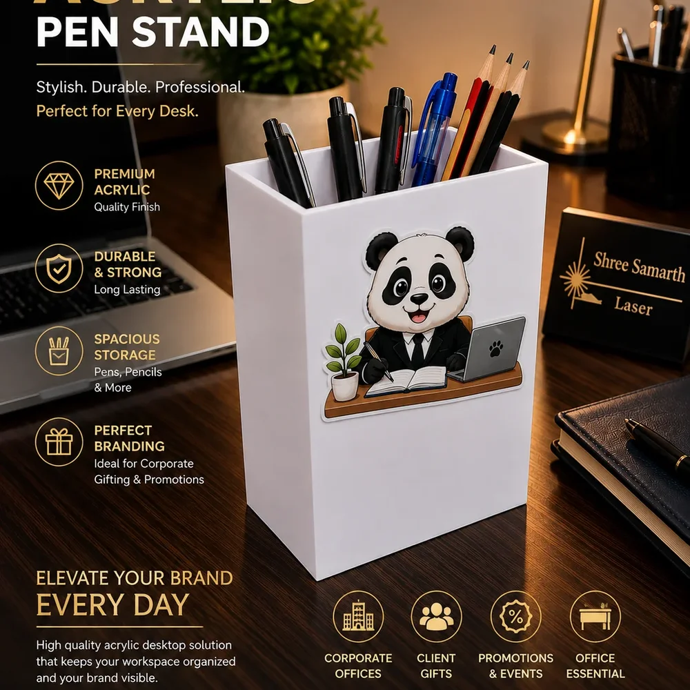 Promotional Pen Stand - Paper & Stationery by Upsky Creation