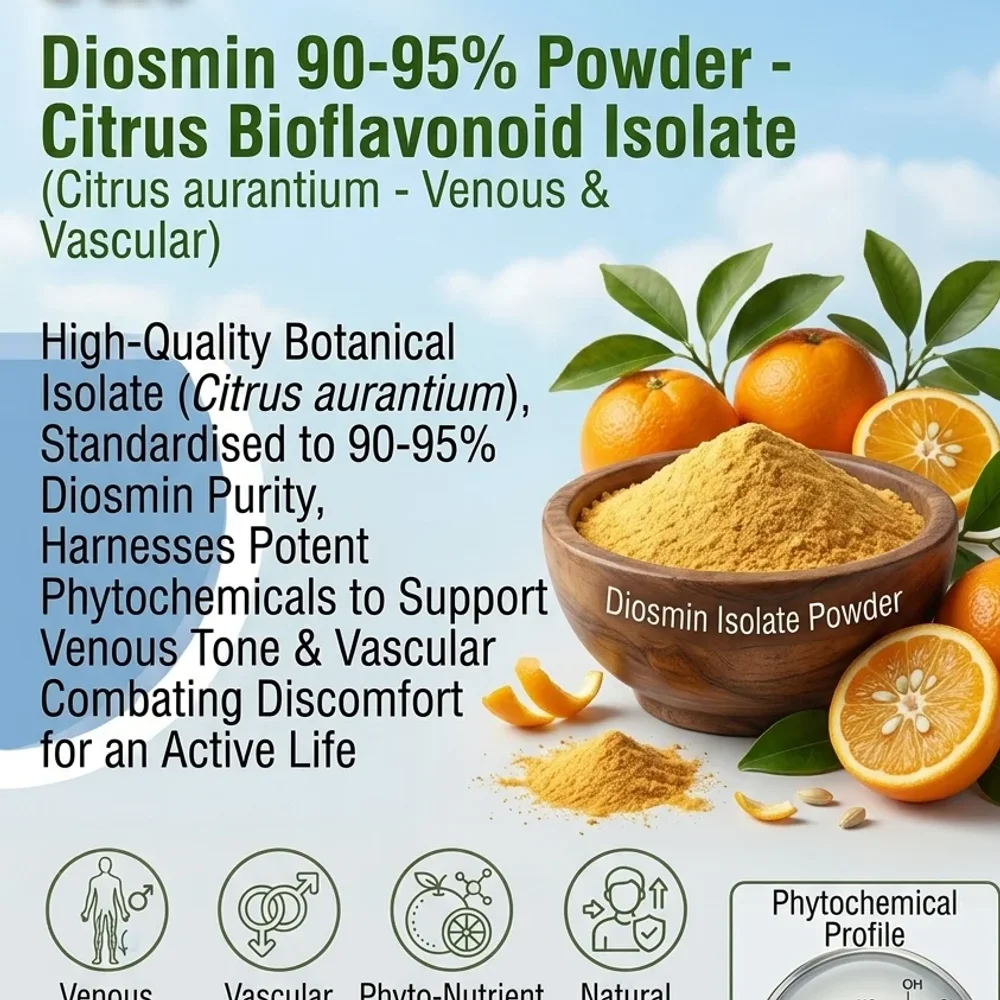 Diosmin 90-95% Powder for Pharma & Food Grade Applications - Chemicals & Raw Materials by Central Trade Agency Pvt. Ltd.