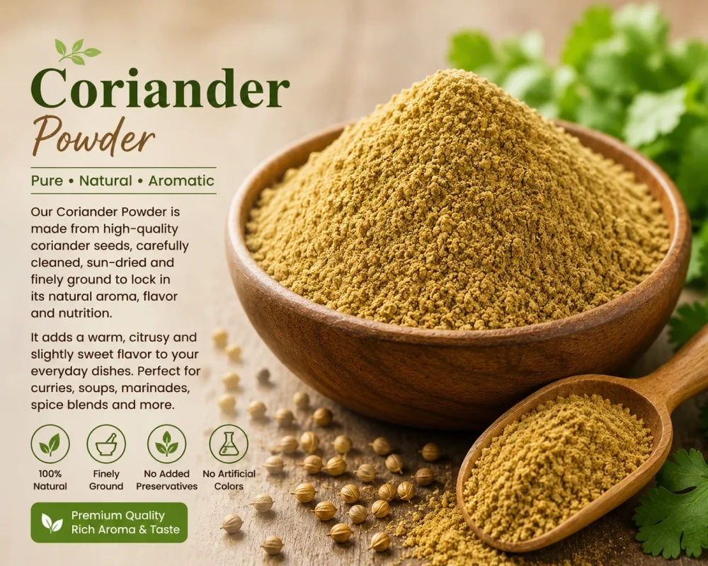 Pure Aromatic Coriander Powder - Food & Agriculture by PranExpo