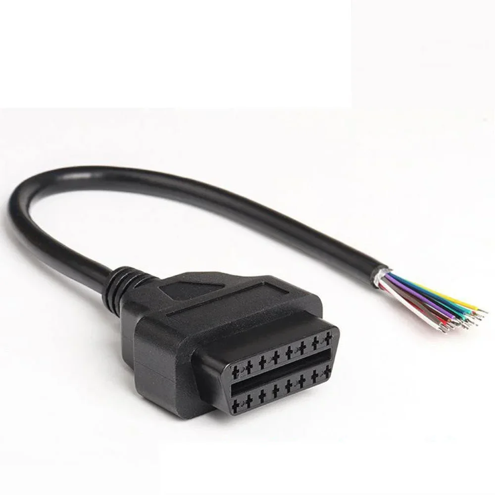 16-Pin J1962 Female Molded OBD-II Connector with Open End Wire - Electronics & Electrical by Sunyash Multi Trading Pvt. Ltd.