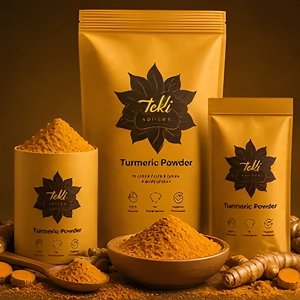 Premium Golden Turmeric Powder - Food & Agriculture by Tikli Spices