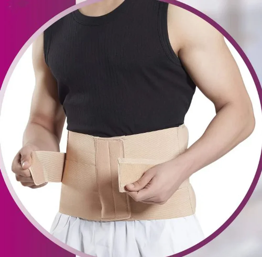 Flamingo Sacro Lumbar Support Belt XL Beige with 4 Metal Stays - Healthcare & Medical by Accurate Surgicals