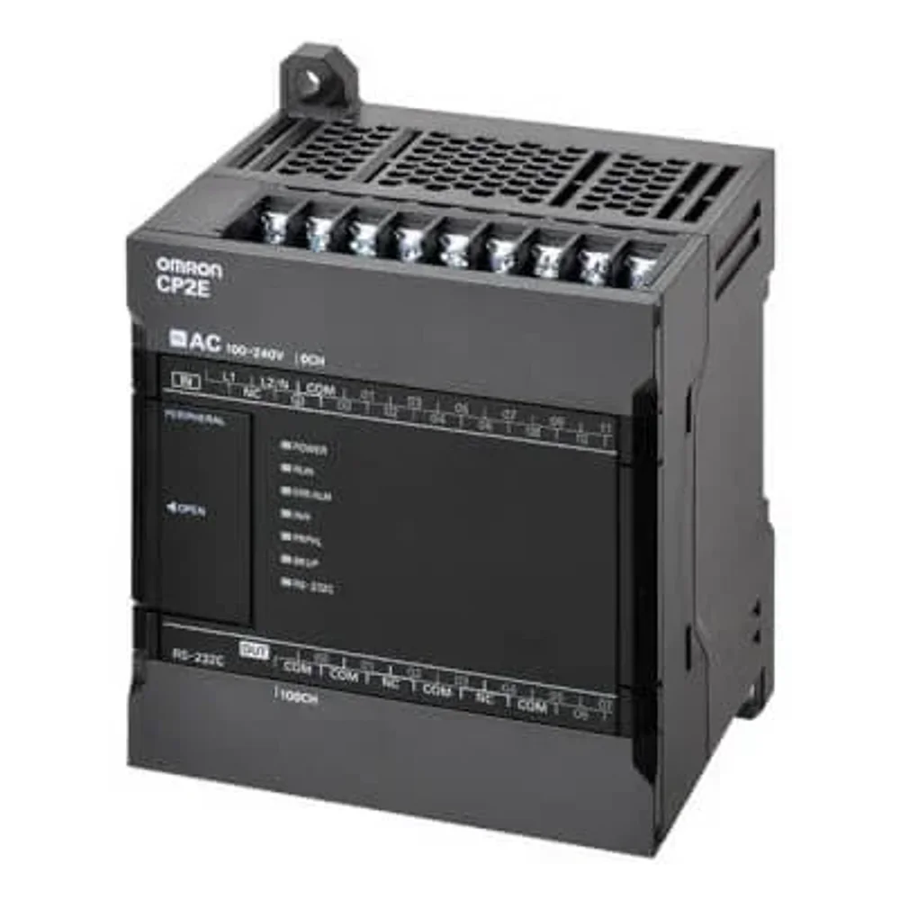 CP2E Series Compact PLC with 12 Digital Inputs and 8 Relay Outputs - Electronics & Electrical by Controls and Automation Systems