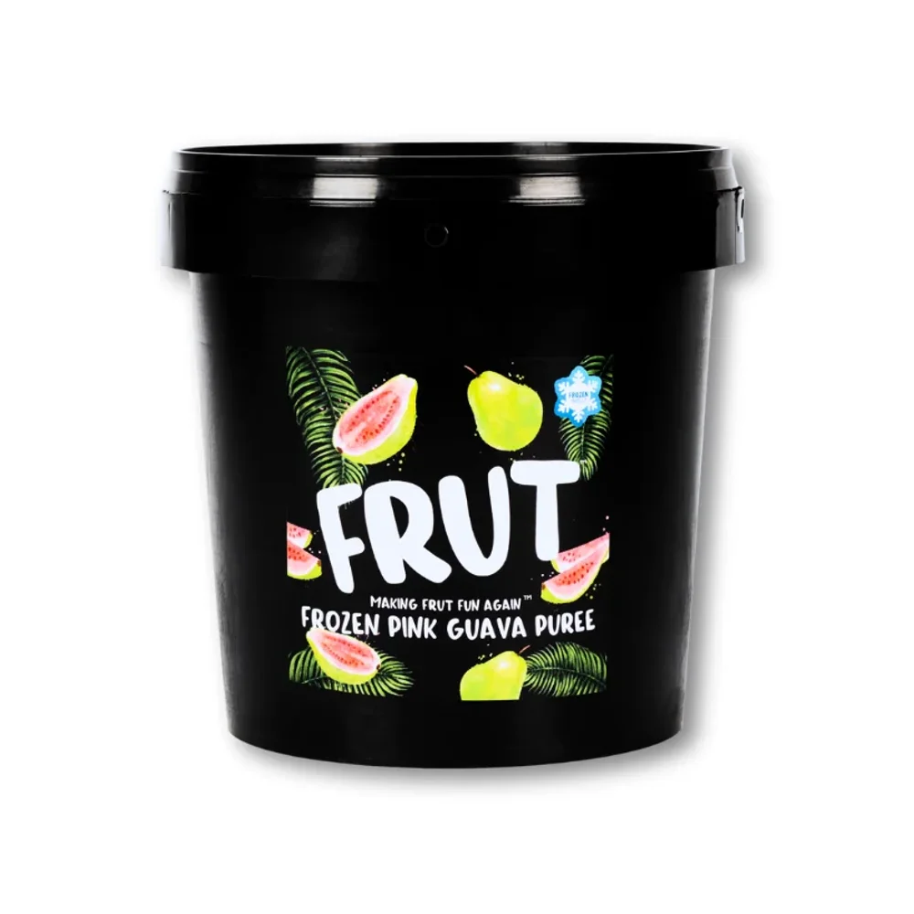 FRUT Frozen Pink Guava Puree 1kg - Food & Agriculture by Sumukham Enterprise LLP