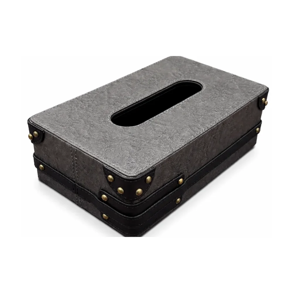 Vintage Antique Design Tissue Box Holder - Home & Kitchen by SB Leather & Home Furnishing LLP