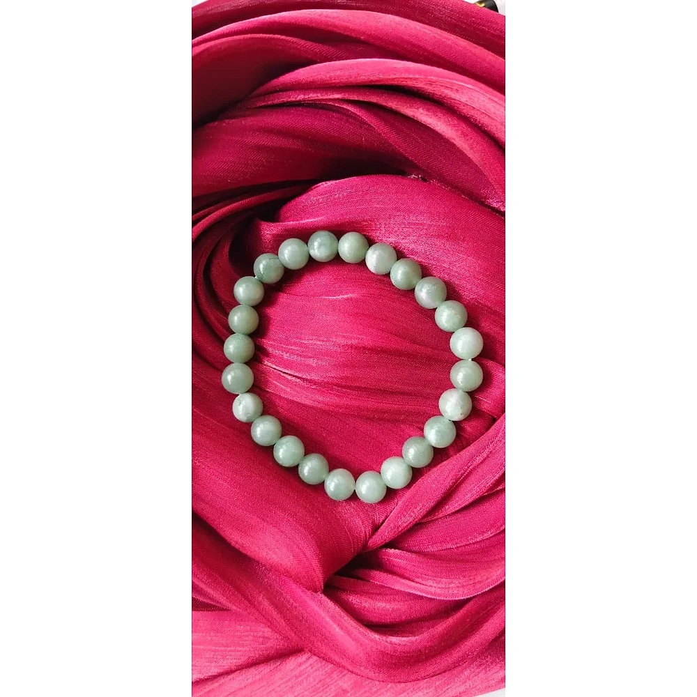Green Aventurine Bead Bracelet - Gems & Jewelry by Zairish Global