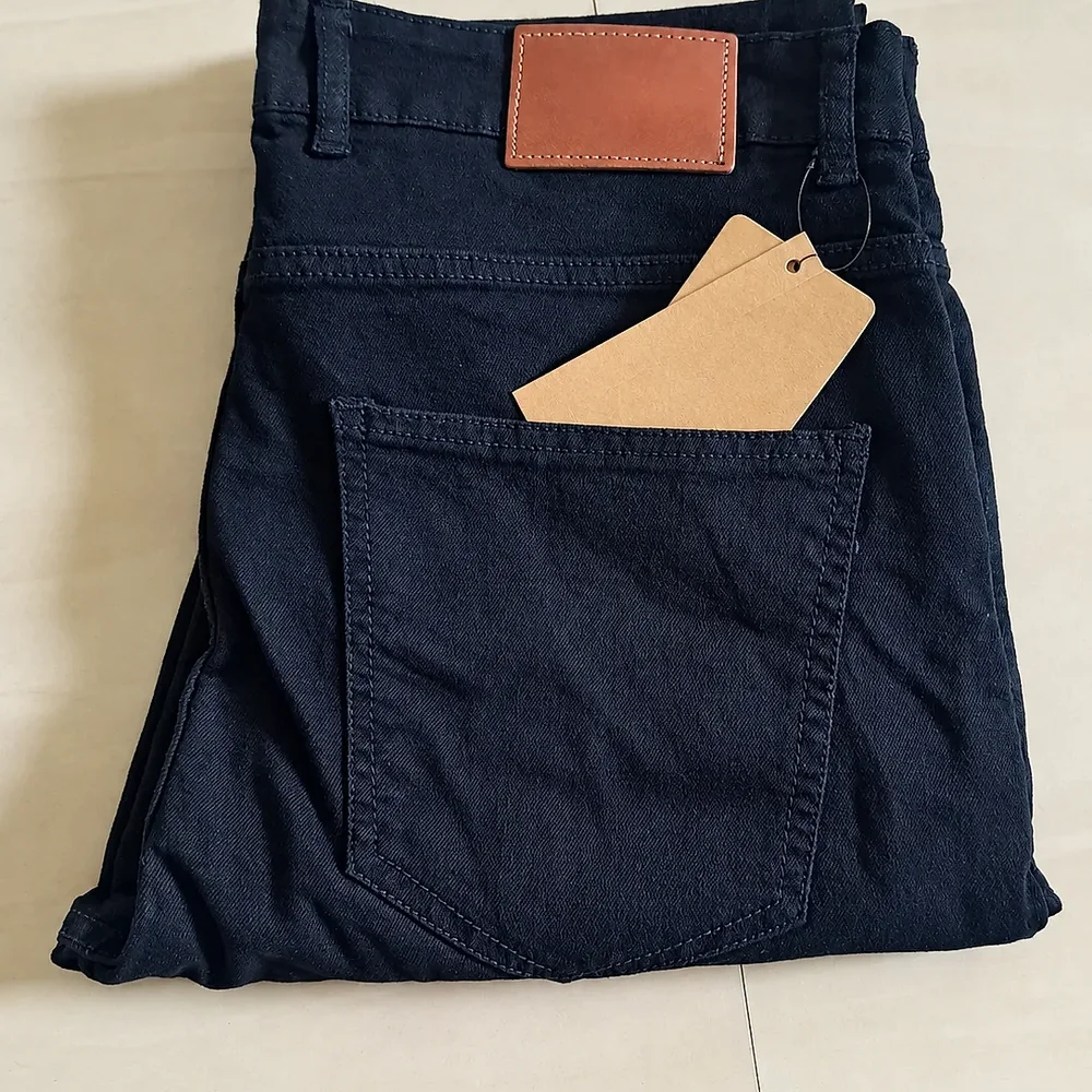 Black Masrise Jeans - Textiles & Apparel by Fazil Garments